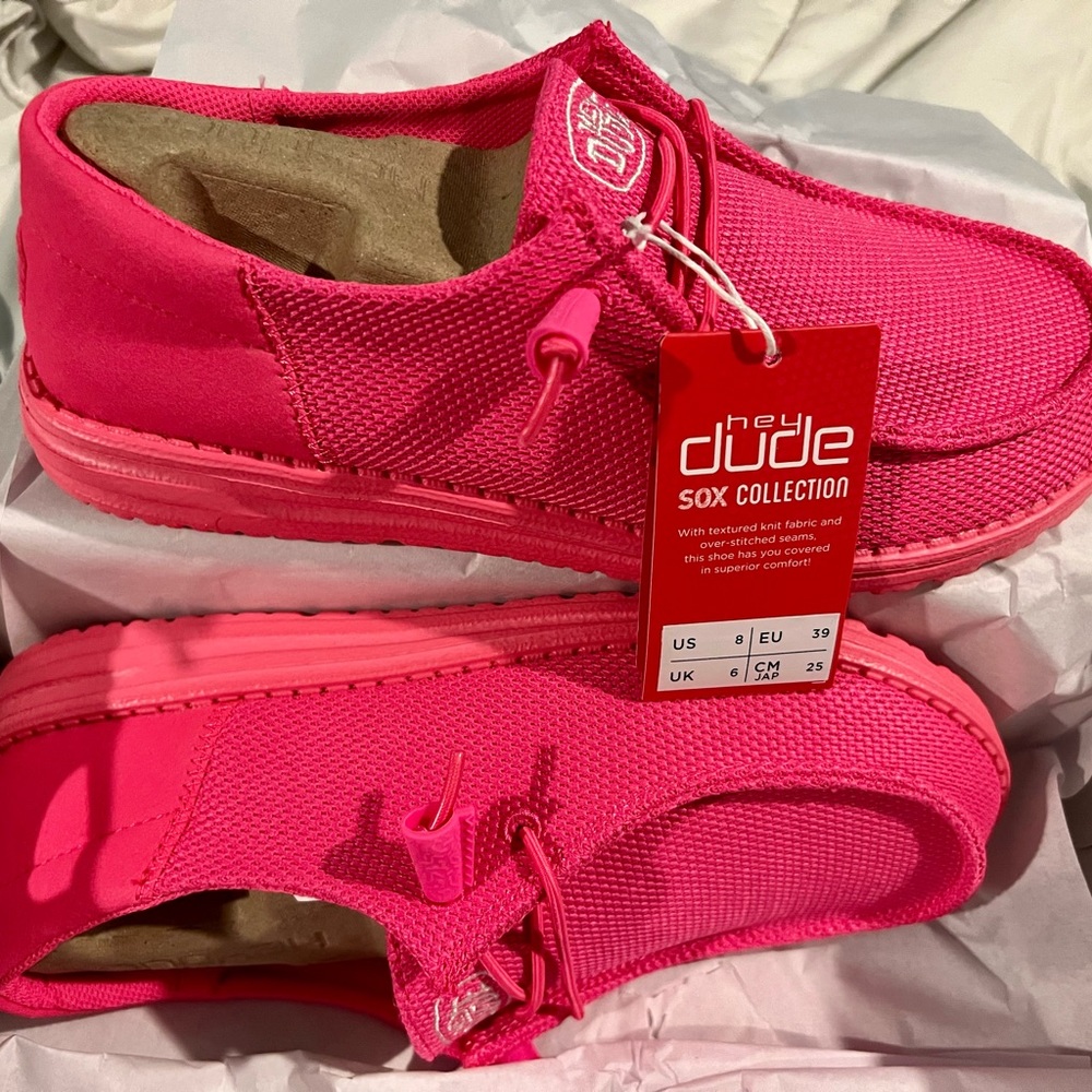 Hot Pink women’s Hey Dude